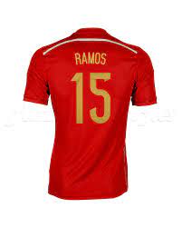 Nueva equipacion RAMOS del Spain para Copa del mundo 2014